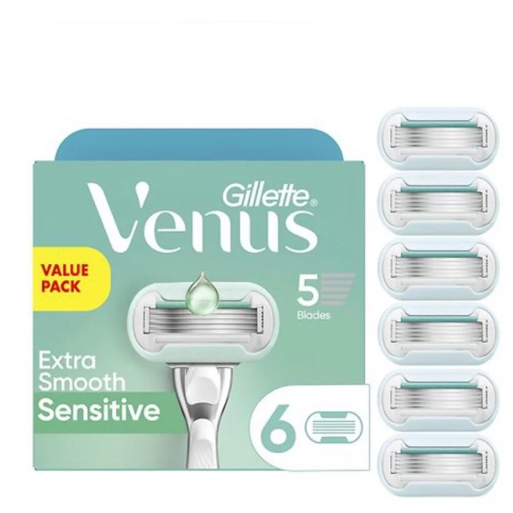 VENUS Mint Green Razor Blade Refills -‎ 6 Pack
